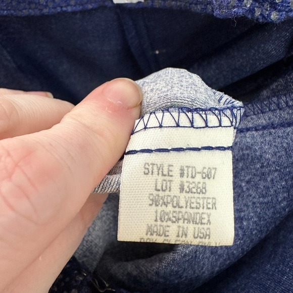 Vintage Cache Pants Womens 2 Blue Ombre Snakeskin Texture Stretch NWT Zip Back - Picture 9 of 10